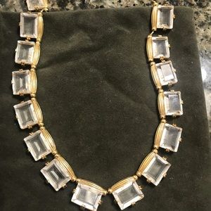 Swarovski crystal necklace and bracelet set